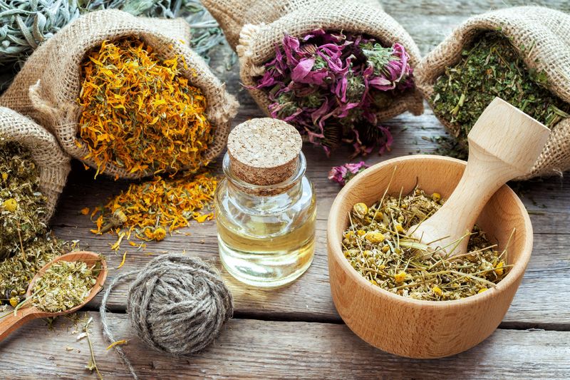 Traditional medicinal herbs and natural ingredients